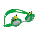 Swim Goggles w/ Cartoon Accents